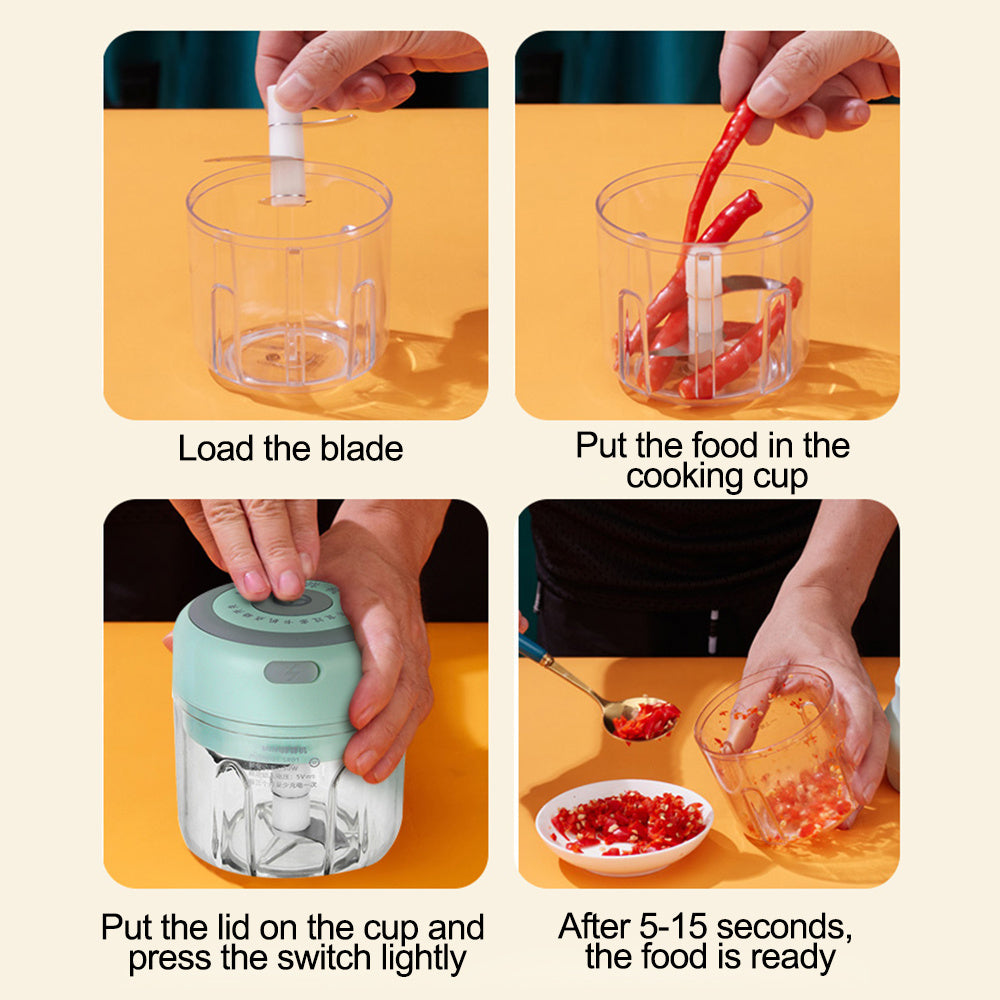 Mini Electric Vegetable Crusher