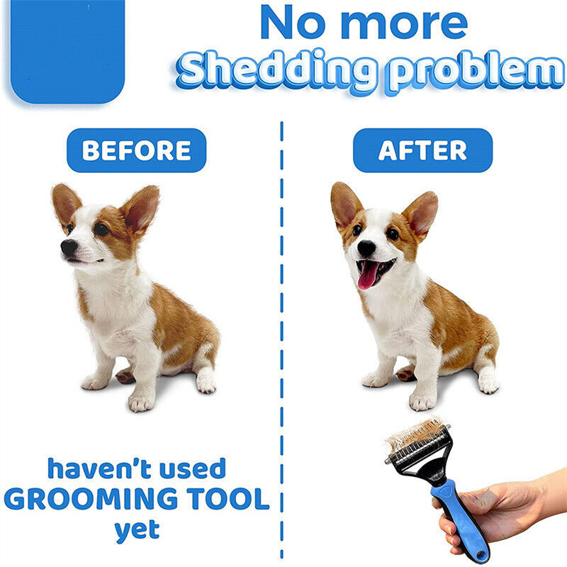 Double Sided Shedding And Dematting Comb