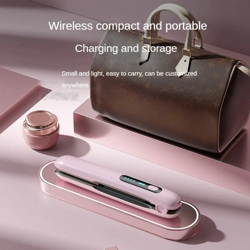Wireless Hair Straightener & Curler 2-in-1