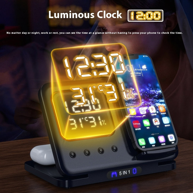 5 In1 Wireless Chargers Stand