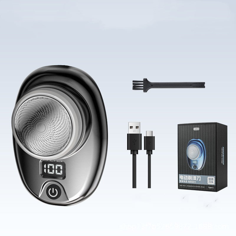 Digital Waterproof Travel Electric Shaver