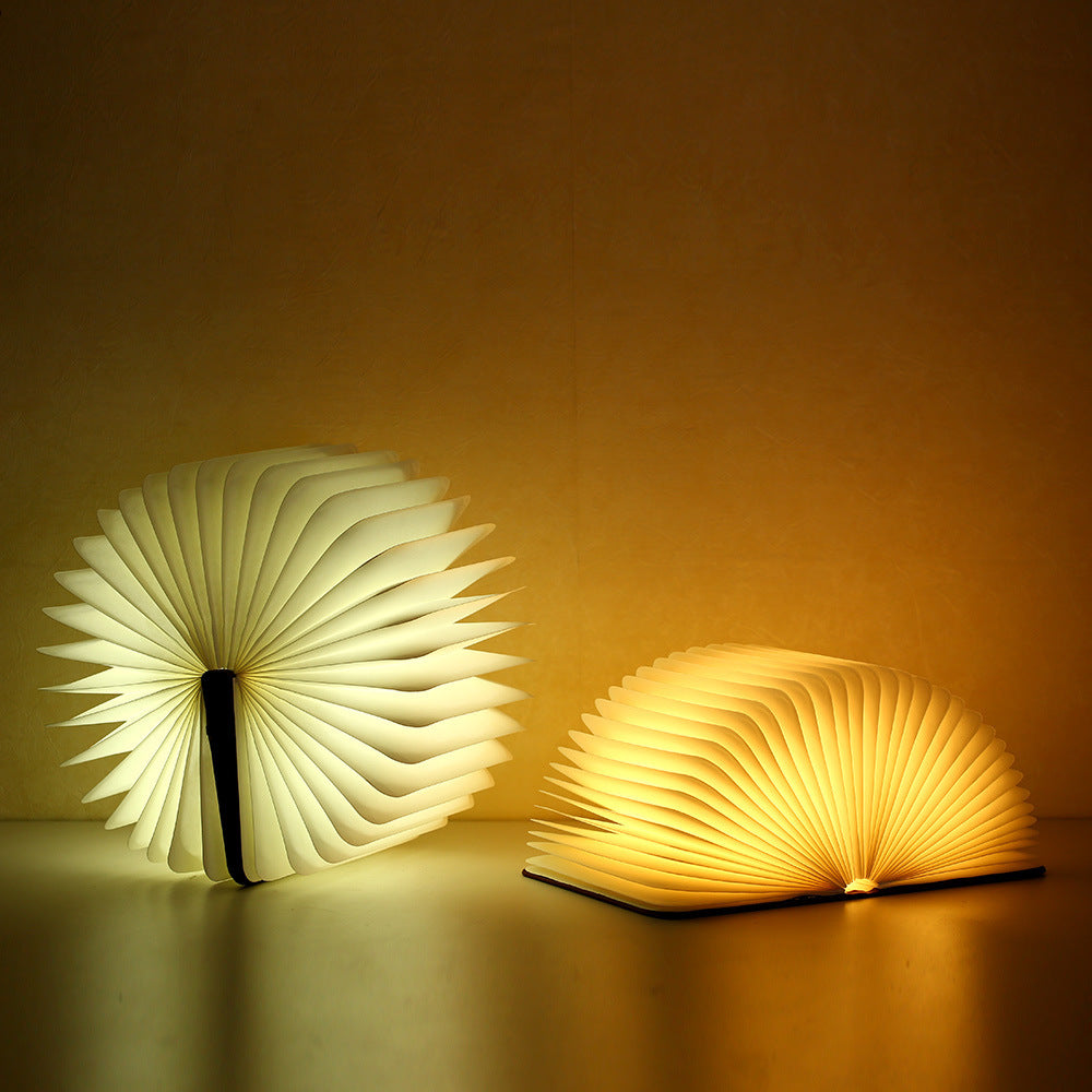 Bedroom Rechargeable Bedside Lamp Turning And Folding