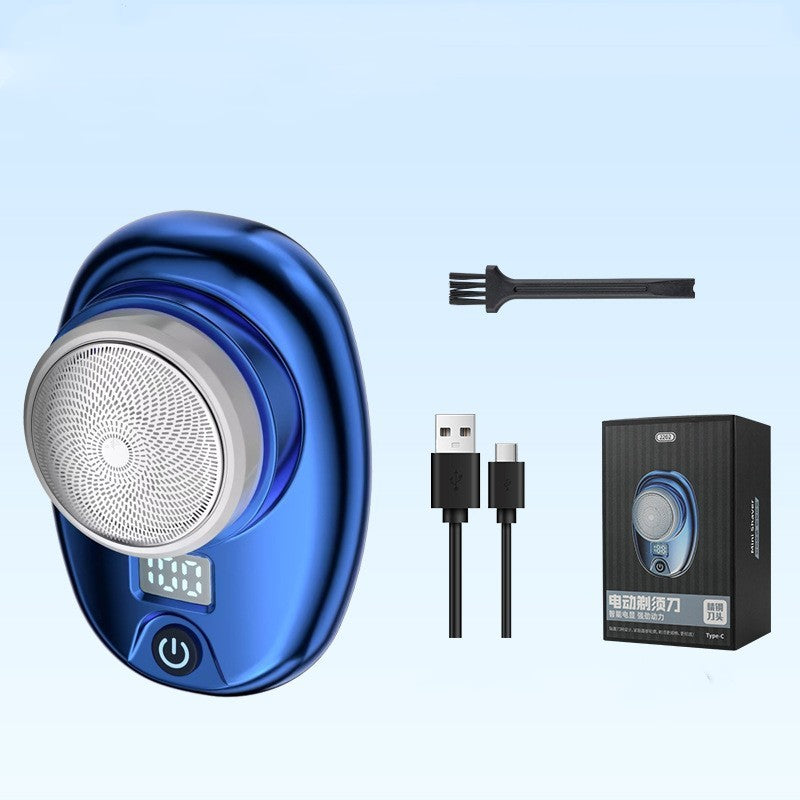Digital Waterproof Travel Electric Shaver