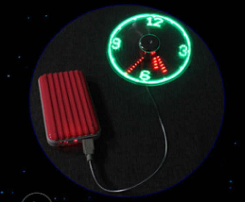 Mini Fan Clock