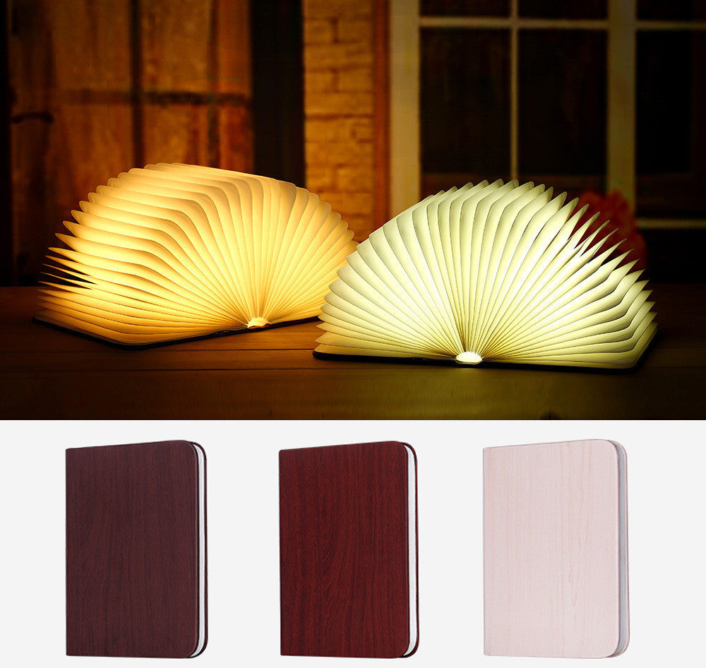 Bedroom Rechargeable Bedside Lamp Turning And Folding