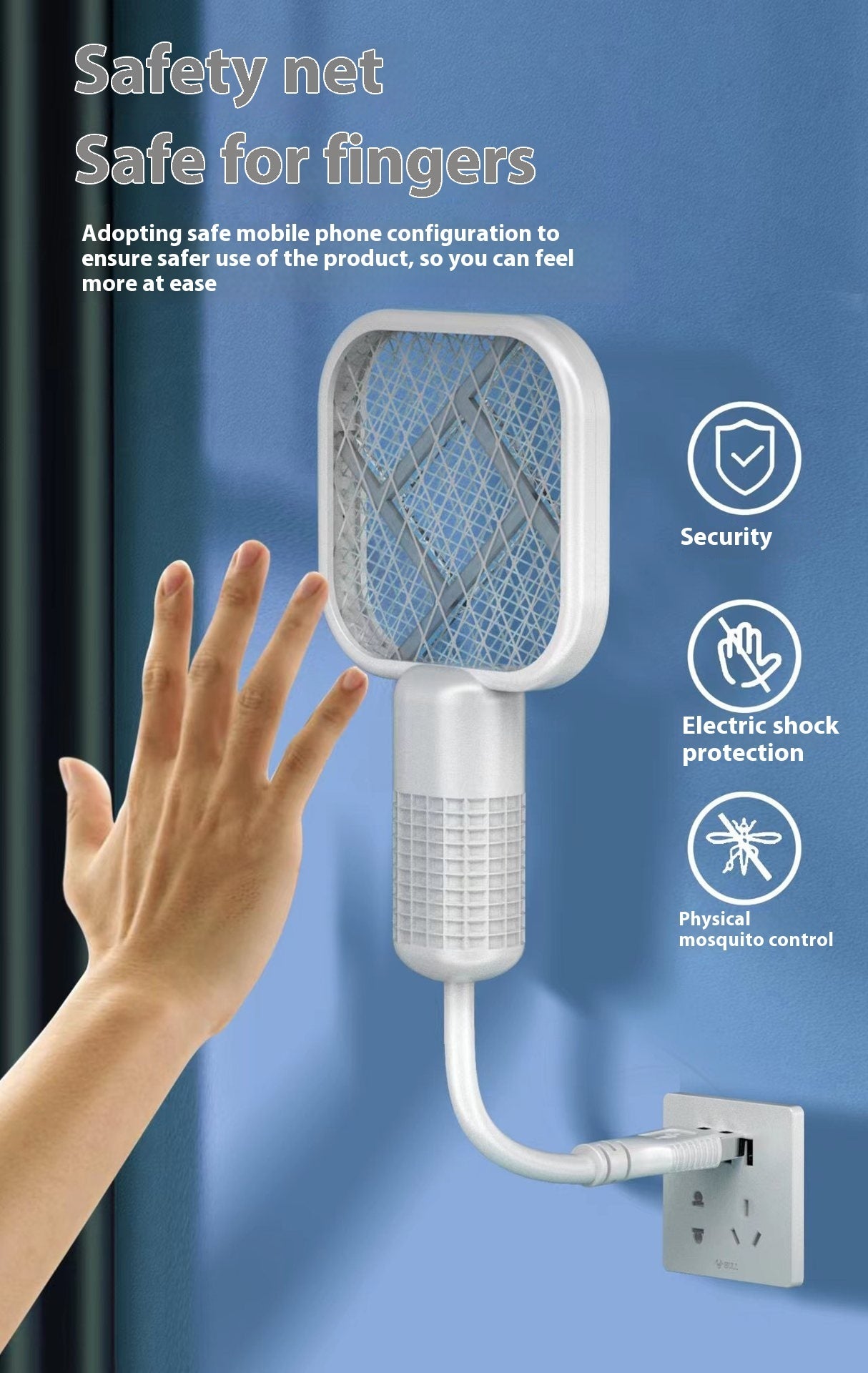 Mini Electric Mosquito Racket