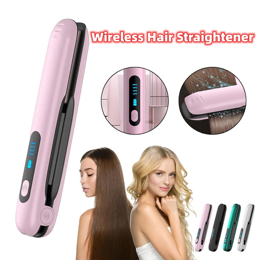 Wireless Hair Straightener & Curler 2-in-1