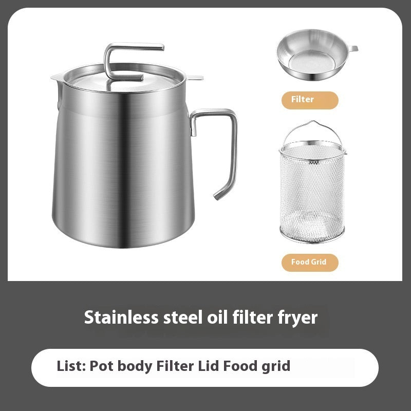 2-in-1 Oil Strainer Pot