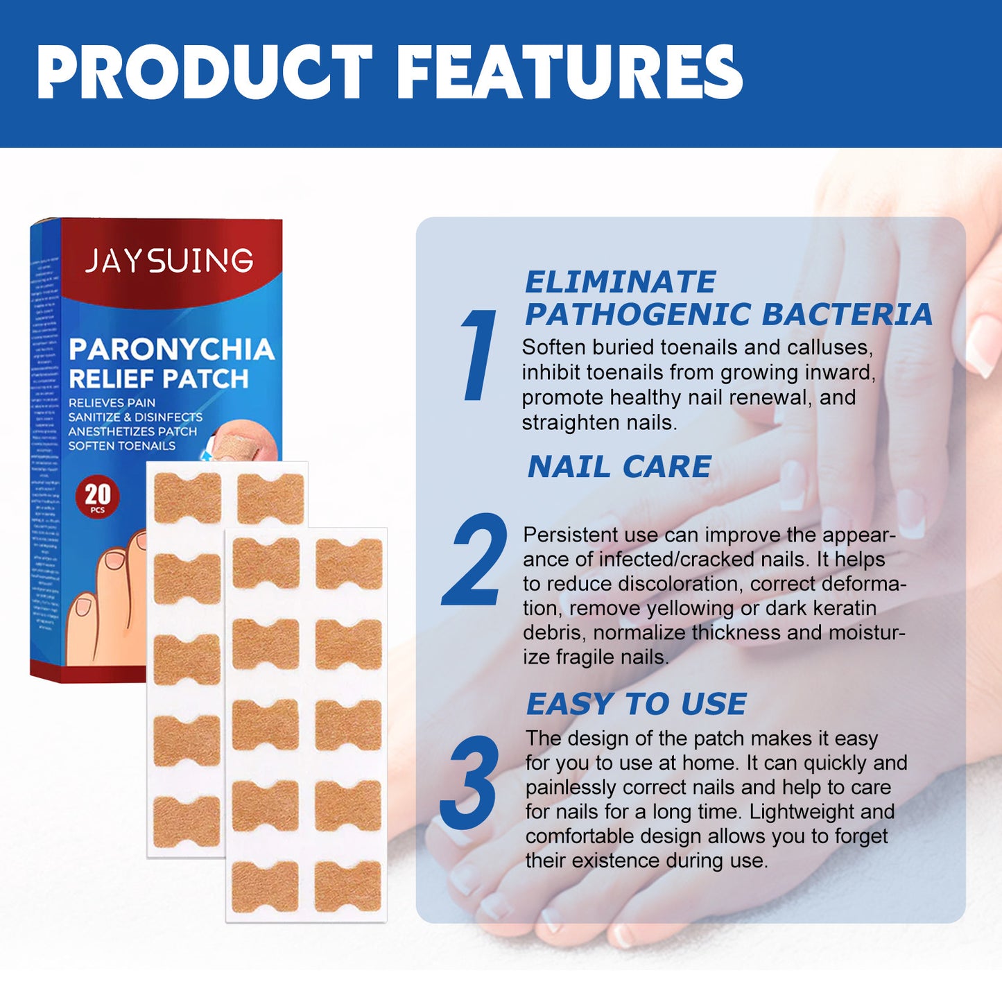 Nail Groove Nursing Adhesive Bandage