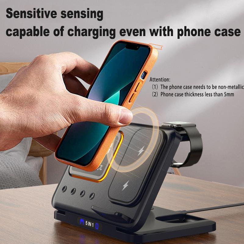 5 In1 Wireless Chargers Stand