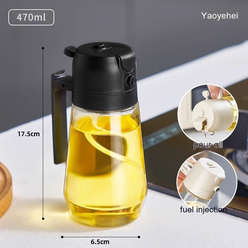 2-in-1 Olive Oil Sprayer & Dispenser