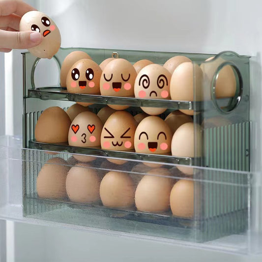 Flappable Egg Rack