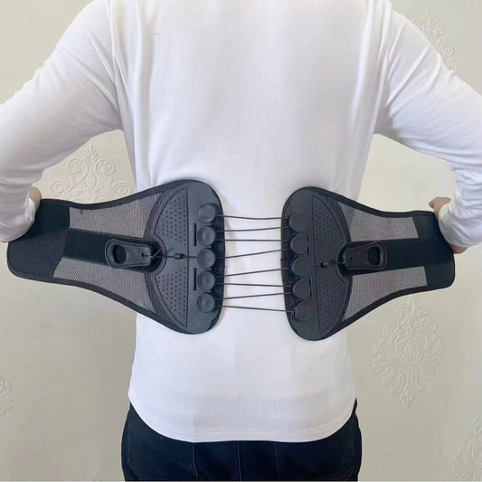Adjustable Lumbar Support Belt | Breathable Back Brace for Pain Relief