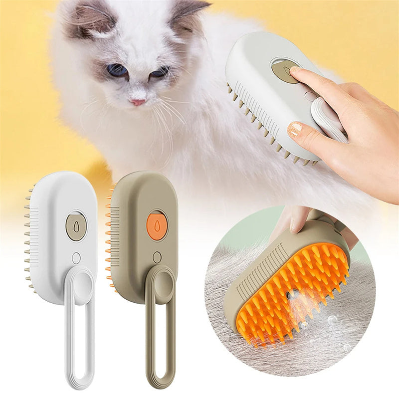 3 in 1 Pet Steamy Brush