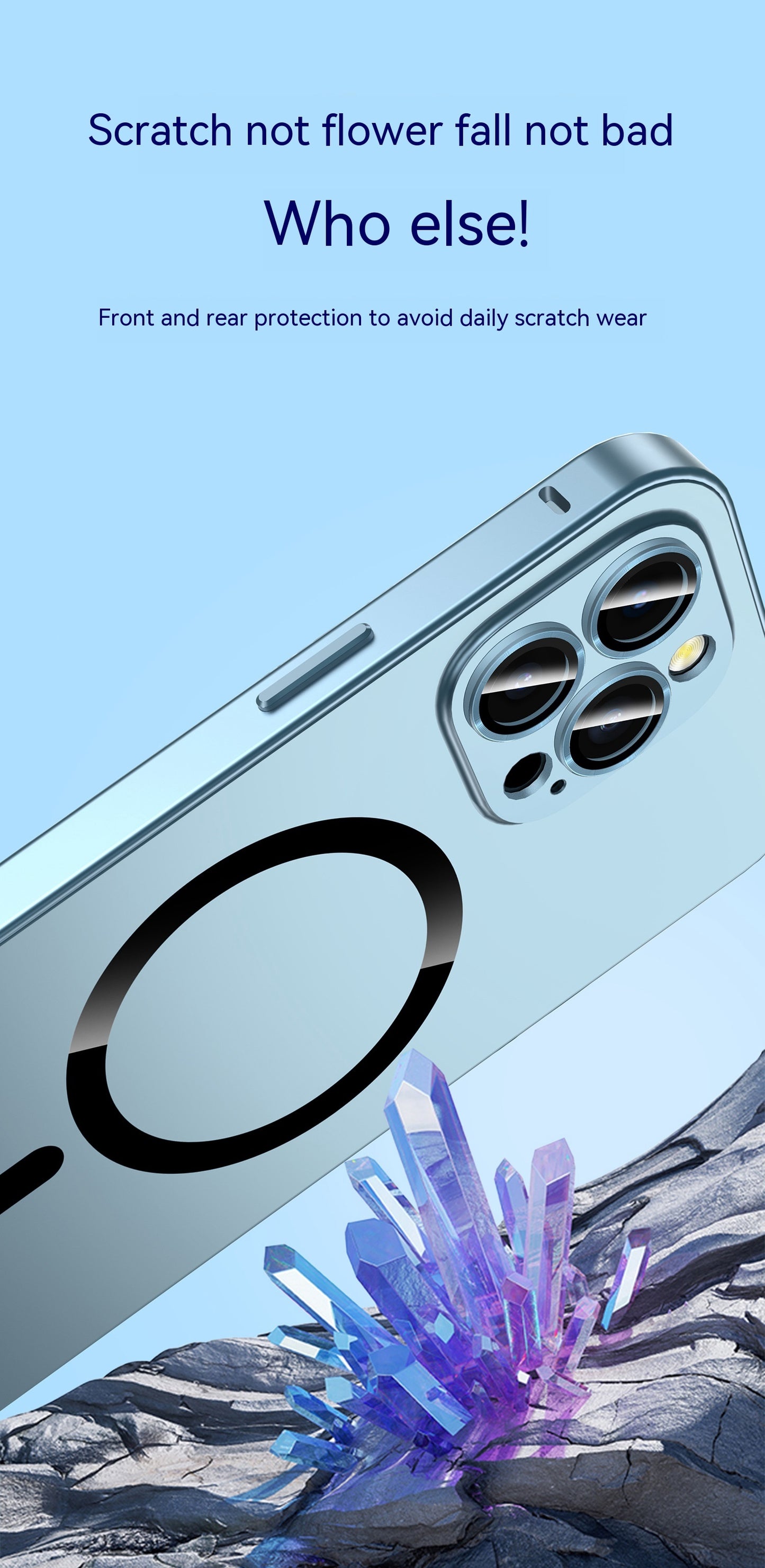 Magnetic Single-sided Spring Fastener Phone Case Lens Protector Protective Sleeve