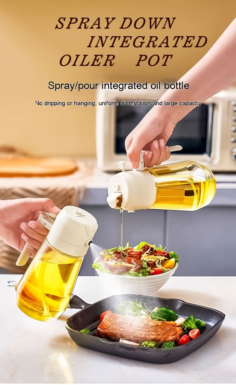 2-in-1 Olive Oil Sprayer & Dispenser