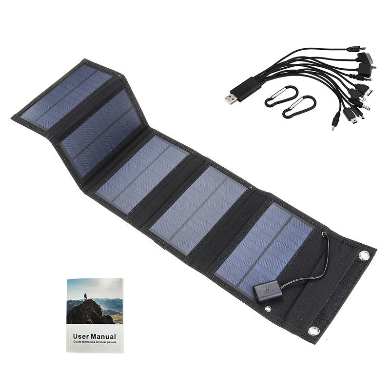 Folding Portable Solar Power Supply