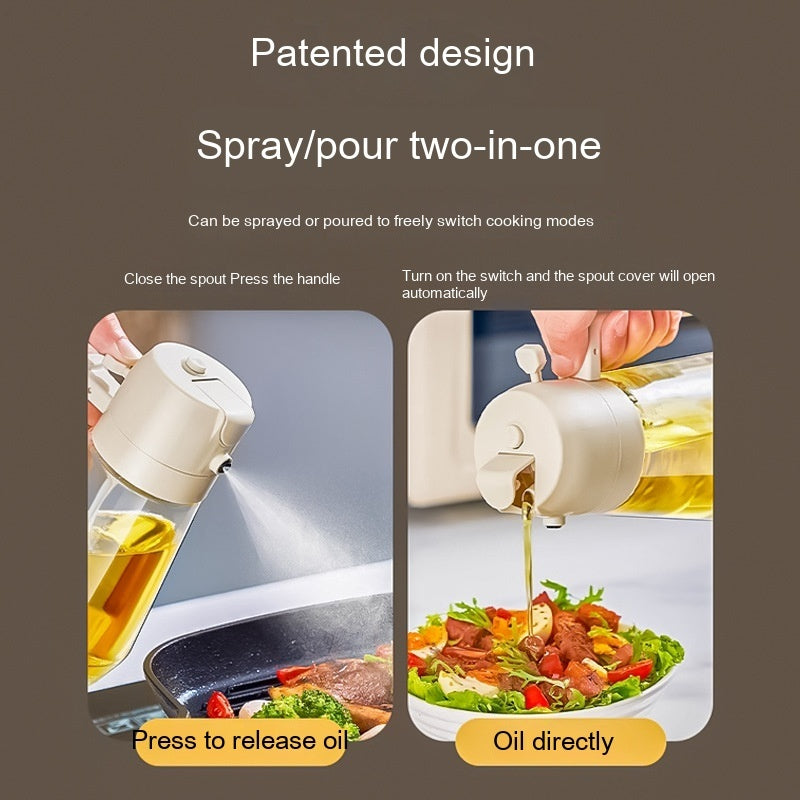 2-in-1 Olive Oil Sprayer & Dispenser