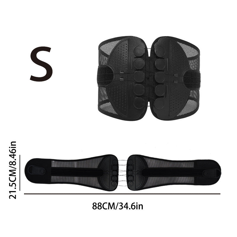 Adjustable Lumbar Support Belt | Breathable Back Brace for Pain Relief