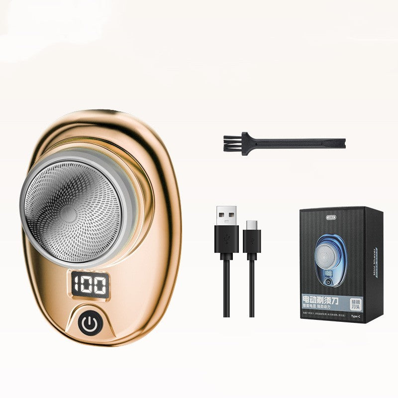 Digital Waterproof Travel Electric Shaver