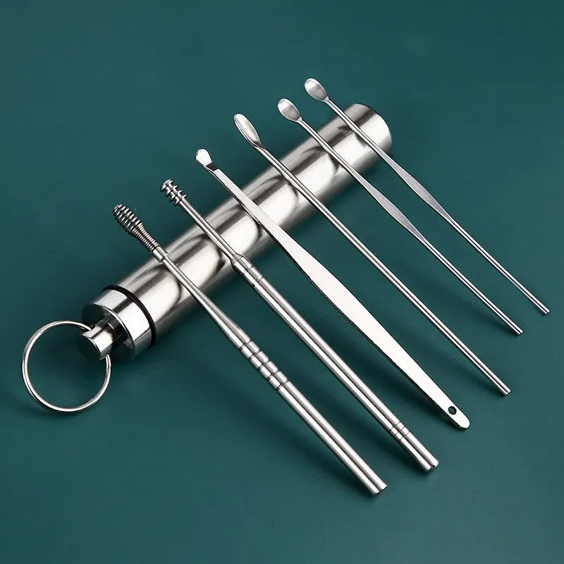 12-Piece Stainless Steel Ear Cleaning Kit