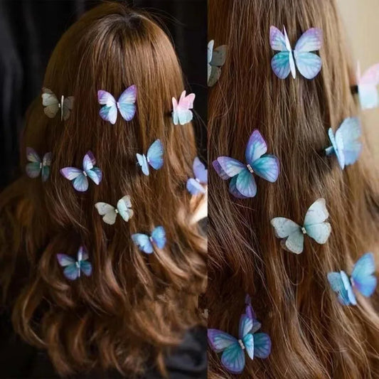 5PCS Princess Butterfly Hair Clips