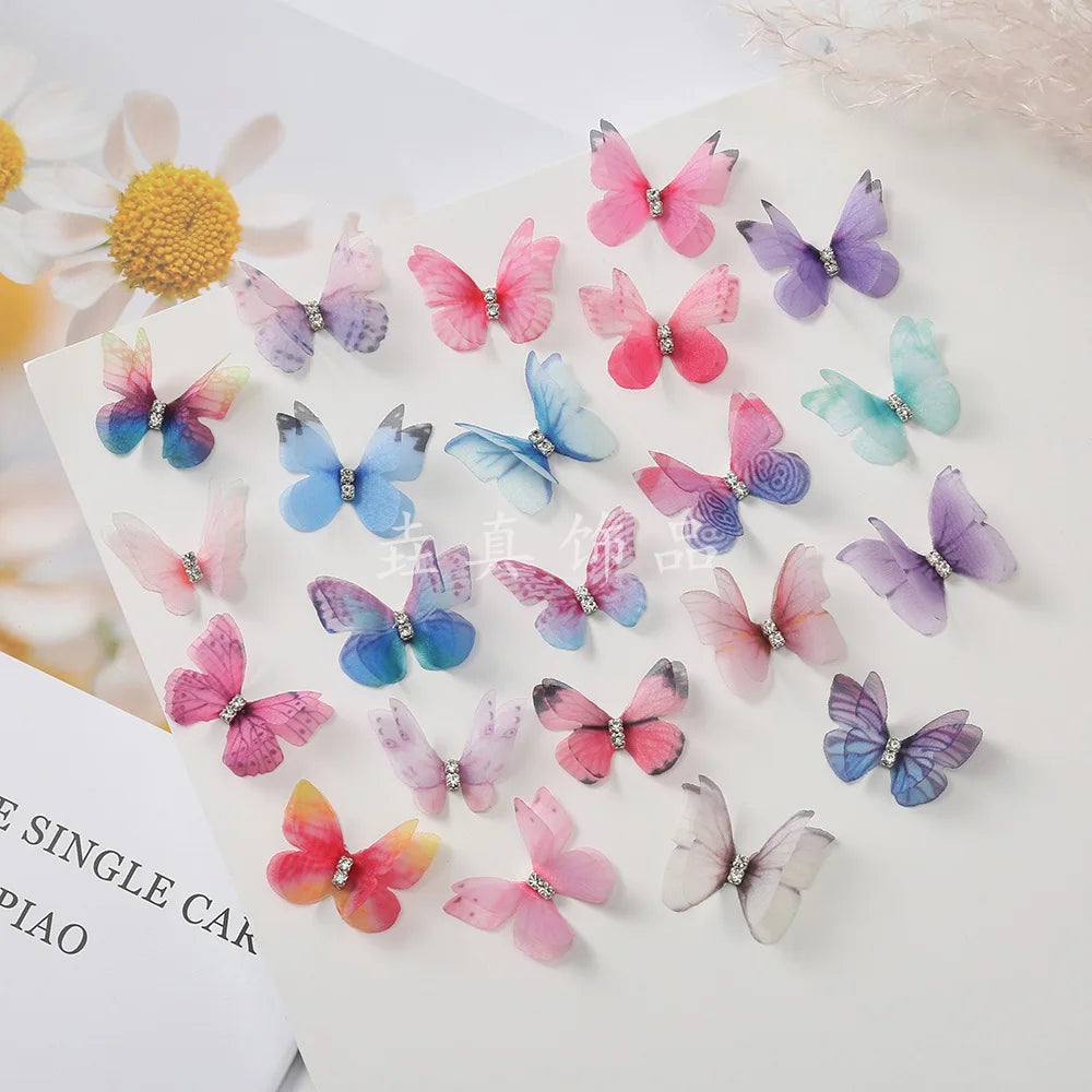 5PCS Princess Butterfly Hair Clips