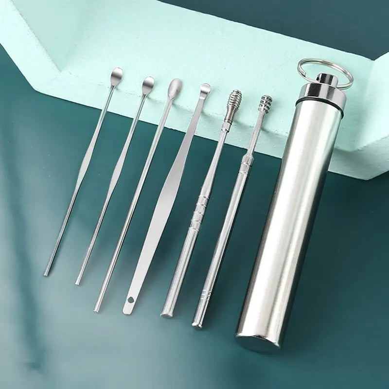 12-Piece Stainless Steel Ear Cleaning Kit