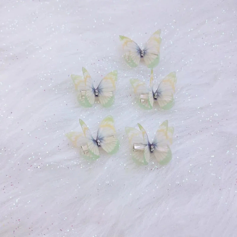 5PCS Princess Butterfly Hair Clips