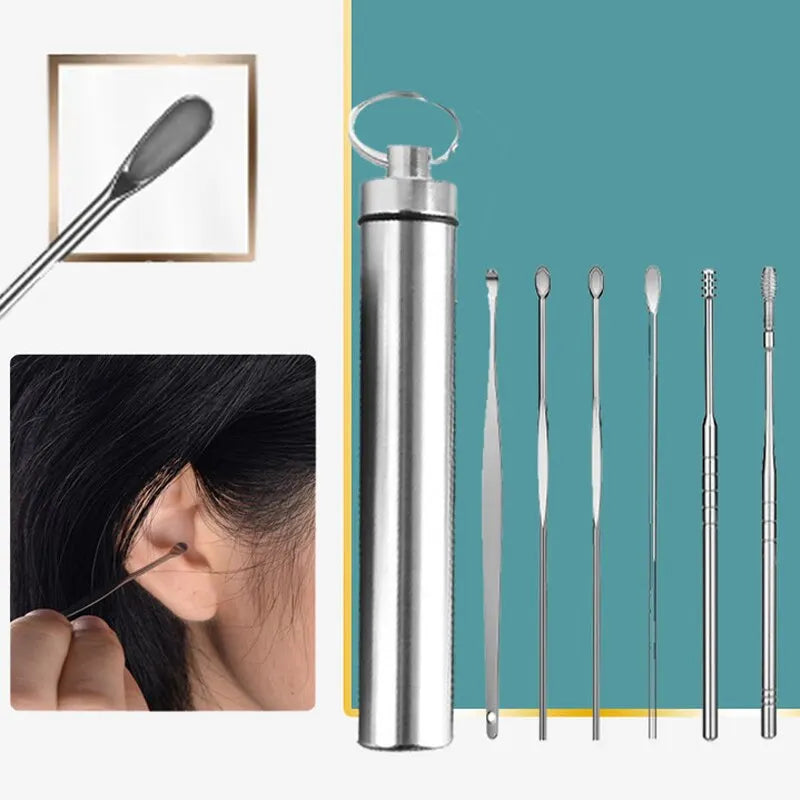 12-Piece Stainless Steel Ear Cleaning Kit