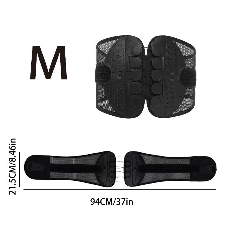 Adjustable Lumbar Support Belt | Breathable Back Brace for Pain Relief