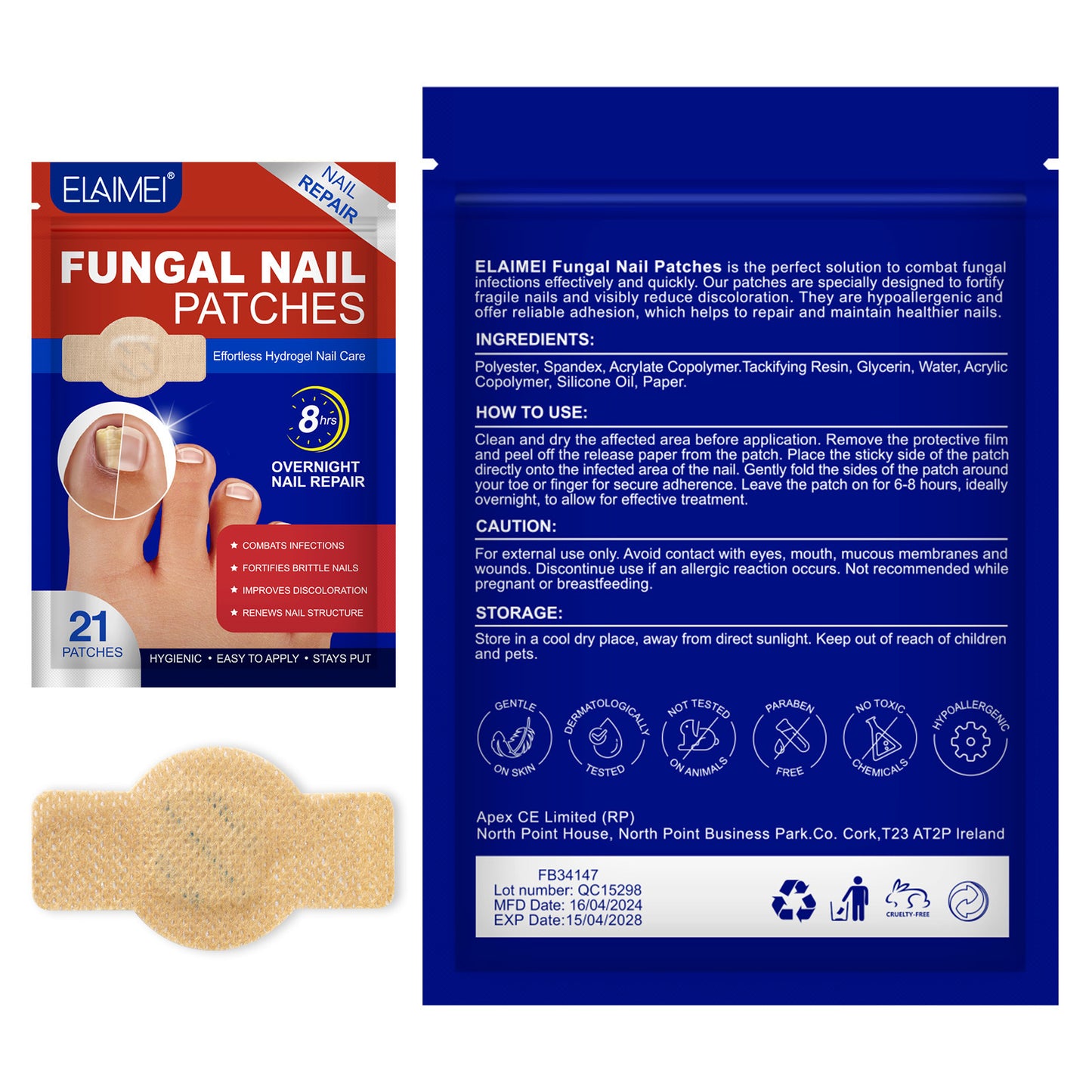 Antibacterial Nai Patches