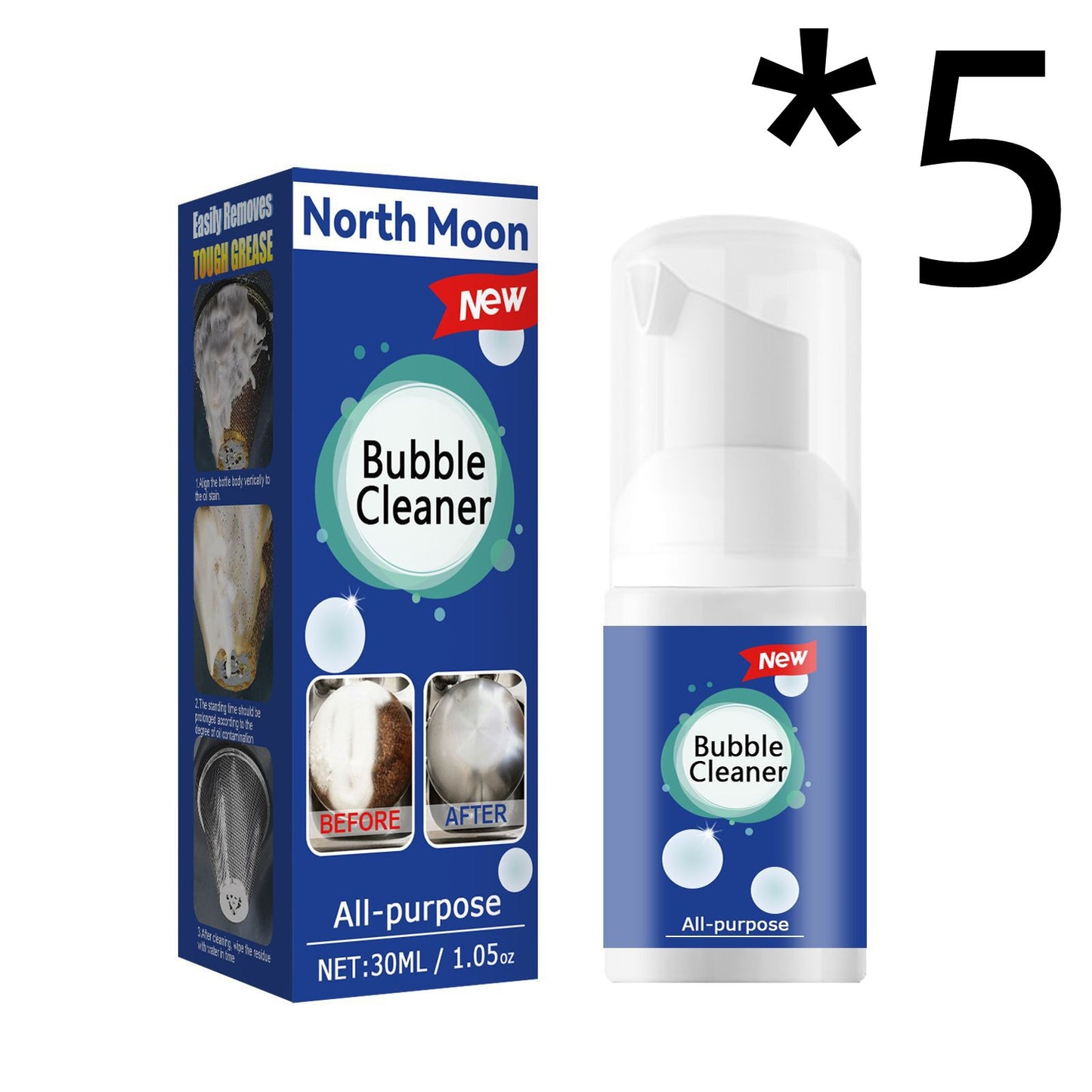 Oily Foam Cleaner – Kitchen Range Hood & Cooktop Rust Remover