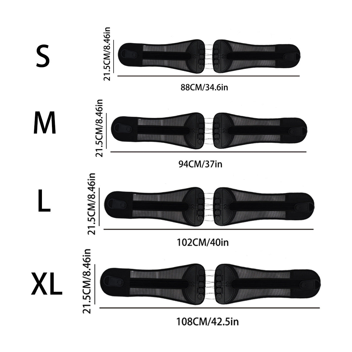 Adjustable Lumbar Support Belt | Breathable Back Brace for Pain Relief