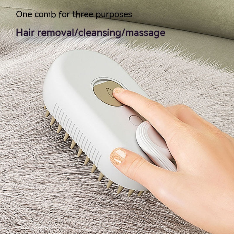 3 in 1 Pet Steamy Brush