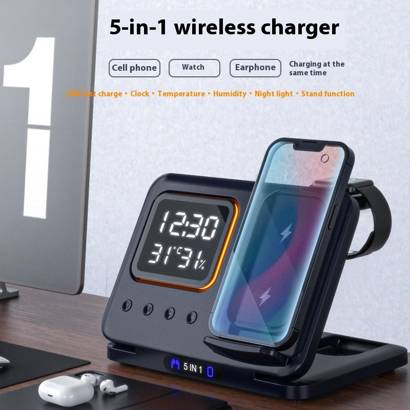 5 In1 Wireless Chargers Stand