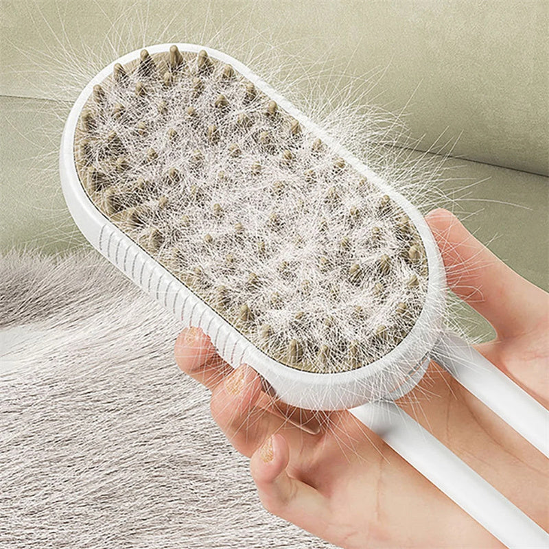 3 in 1 Pet Steamy Brush