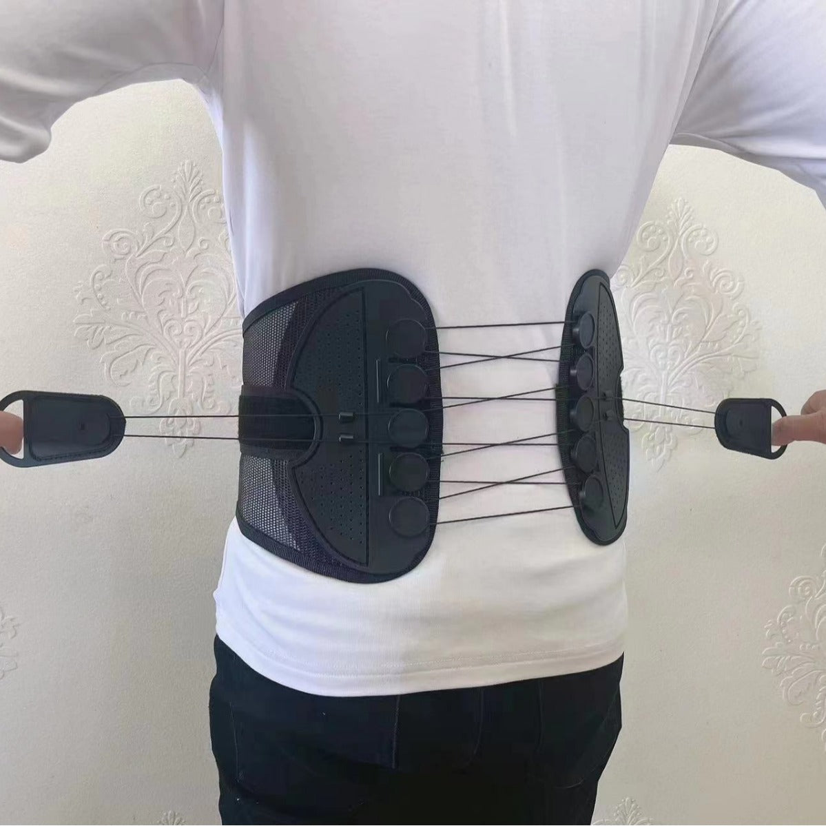 Adjustable Lumbar Support Belt | Breathable Back Brace for Pain Relief